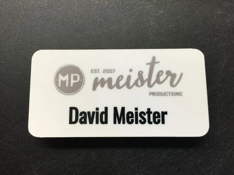 White plastic with magnet
