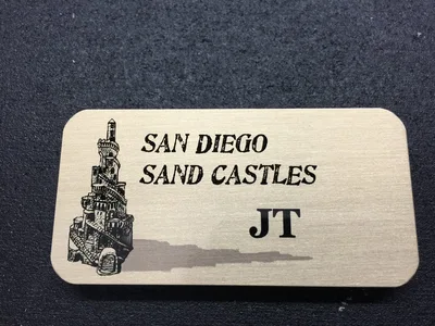 Brushed Gold tag